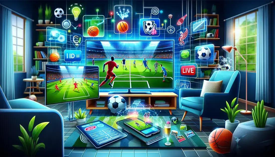 Vantagens do IPTV esportes HD