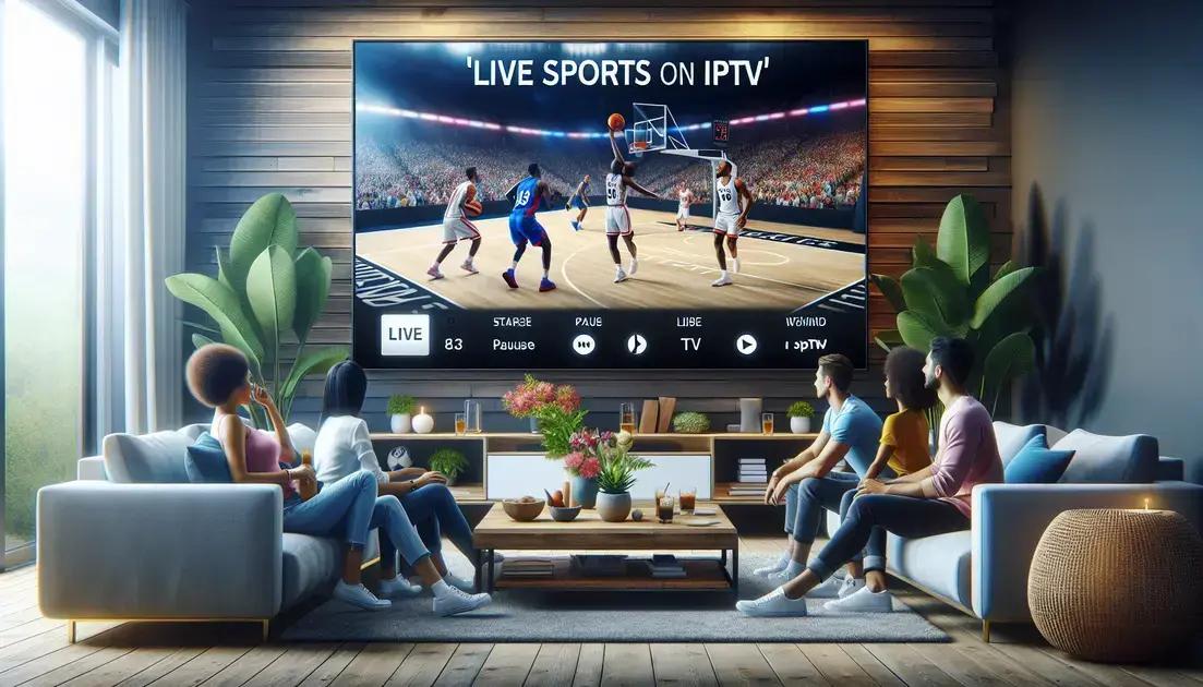Vantagens do IPTV para assistir esportes ao vivo