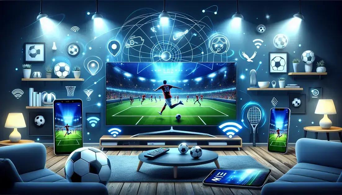 Benefícios da IPTV na transmissão esportiva