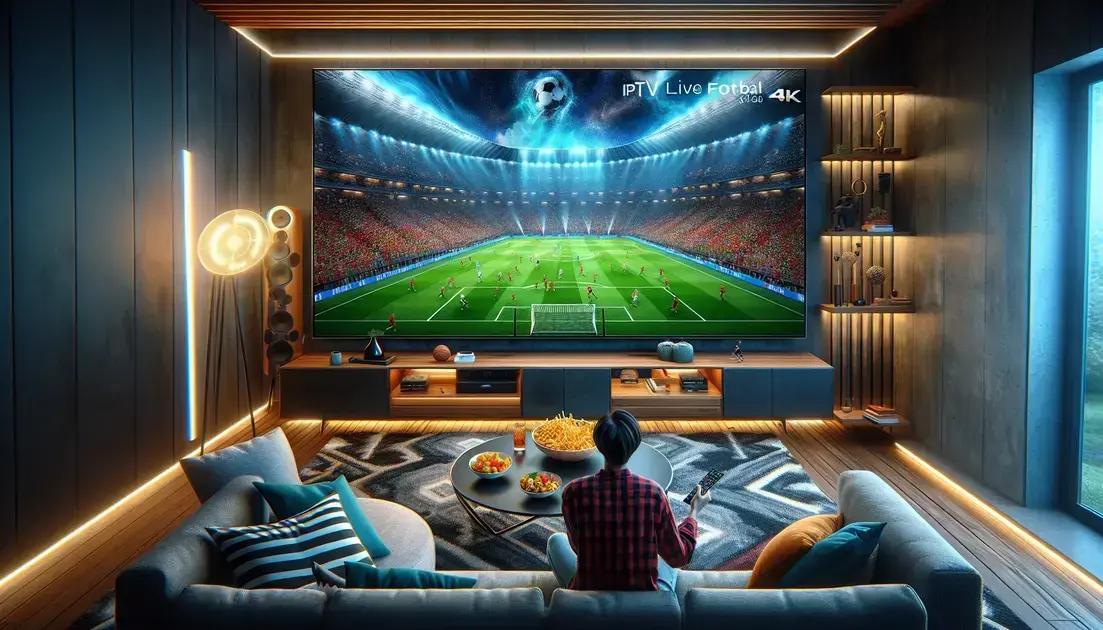 Vantagens do IPTV Futebol ao Vivo 4K