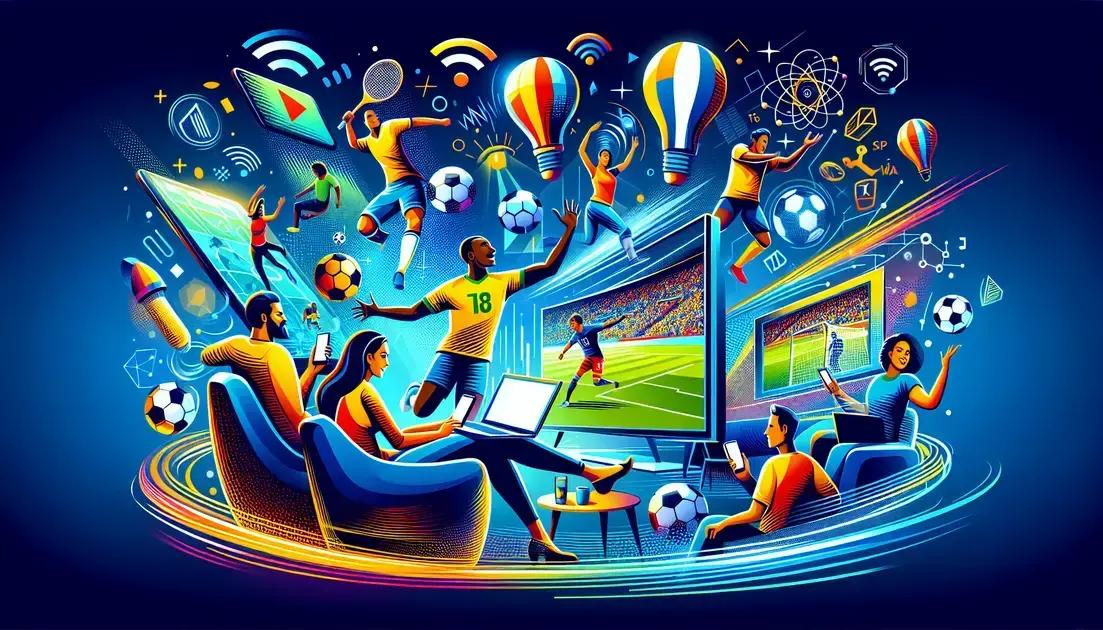 Como o IPTV transforma a experiência dos esportes brasileiros