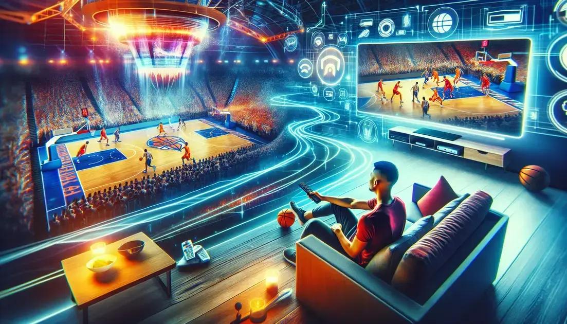 Como o IPTV Transformou a Experiência do Basquete