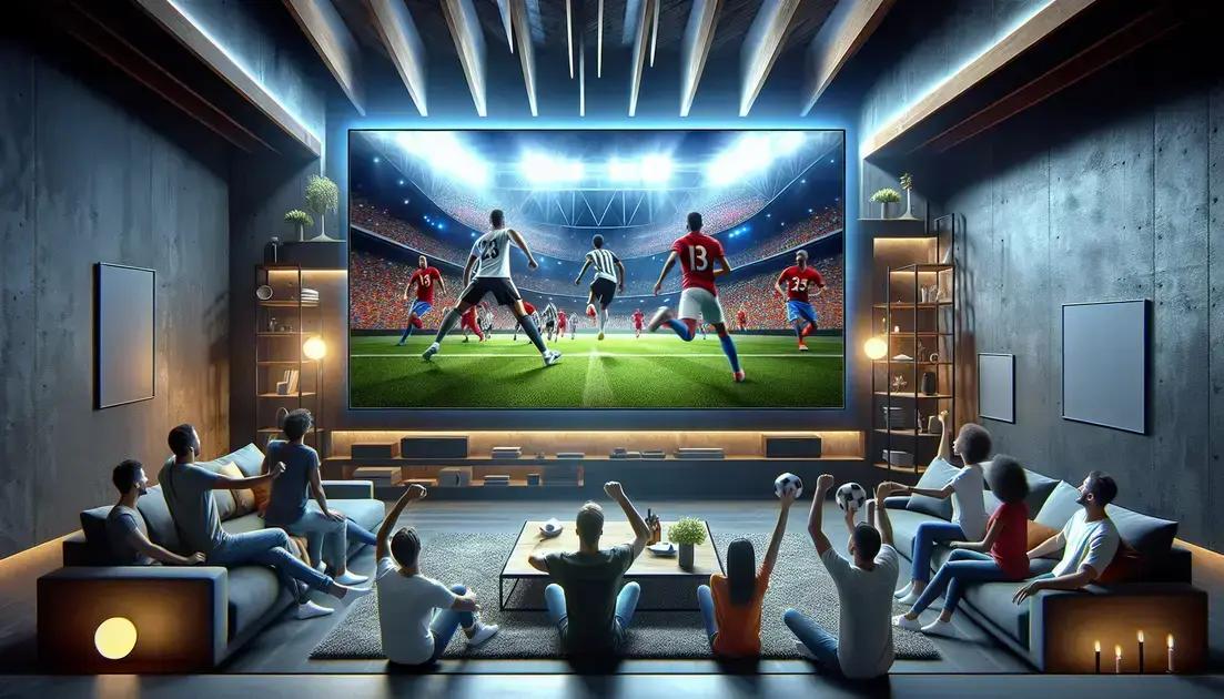 Vantagens do IPTV para assistir esportes em Full HD
